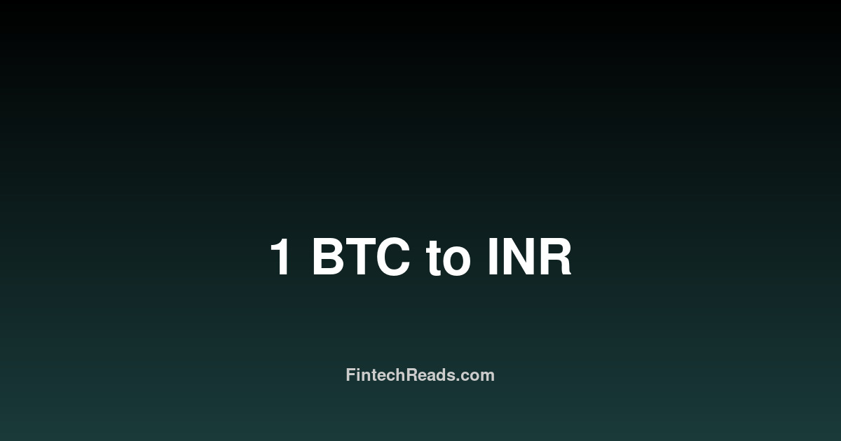 1 Btc To Inr: Expert Guide & Best Practices 2026