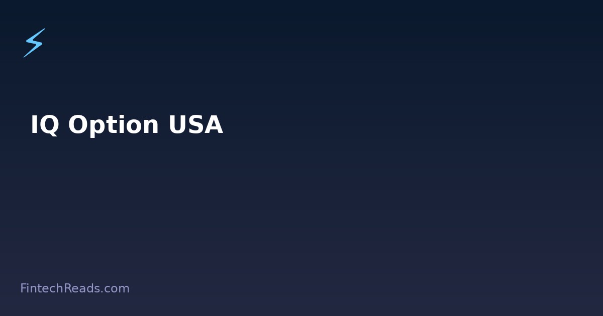 IQ Option USA: Why It's Restricted and What to Use Instead (2026)