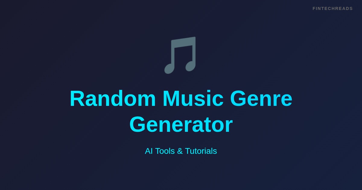 Random Music Genre Generator: What You Need to Know (2026)